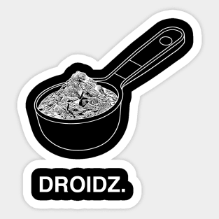 Droidz. Creatine Monohydrate. Workout Gear Sticker